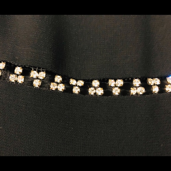 After Dark evening gown formal dress size 8 Sequins Rhinestones decor - Picture 4 of 12